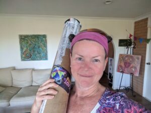 #heARTorbits/Betty ~ Bon Voyage Betty!! My time painting with Betty has come to a close and she is now travelling to New Zealand!! Woohoo!!